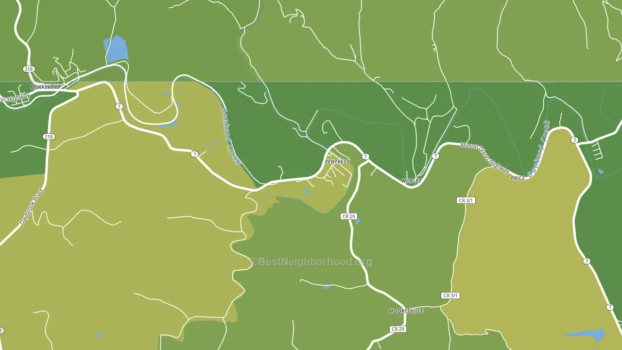 26544, WV block-group voter-turnout map