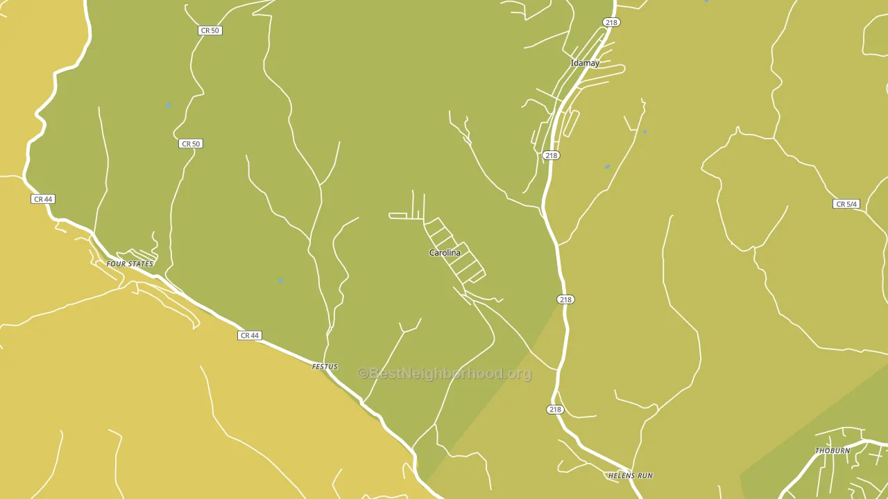 26563, WV block-group voter-turnout map