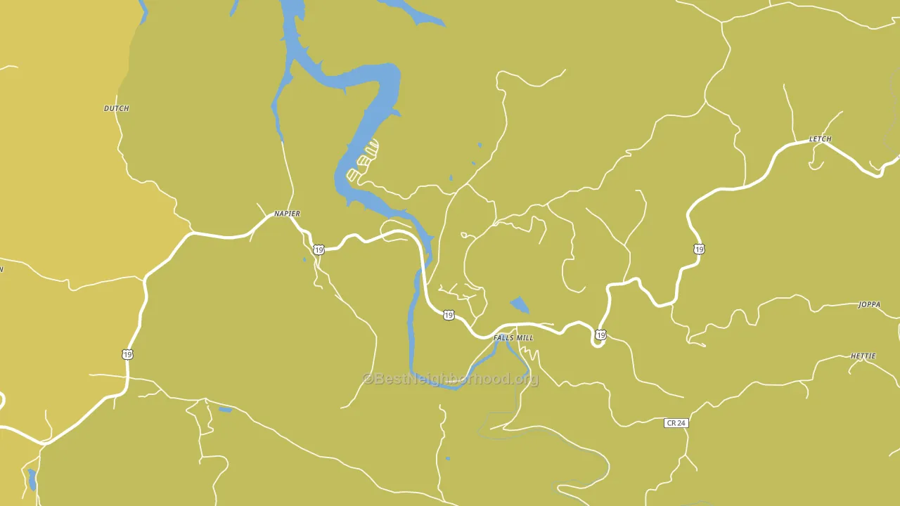 26631, WV block-group voter-turnout map
