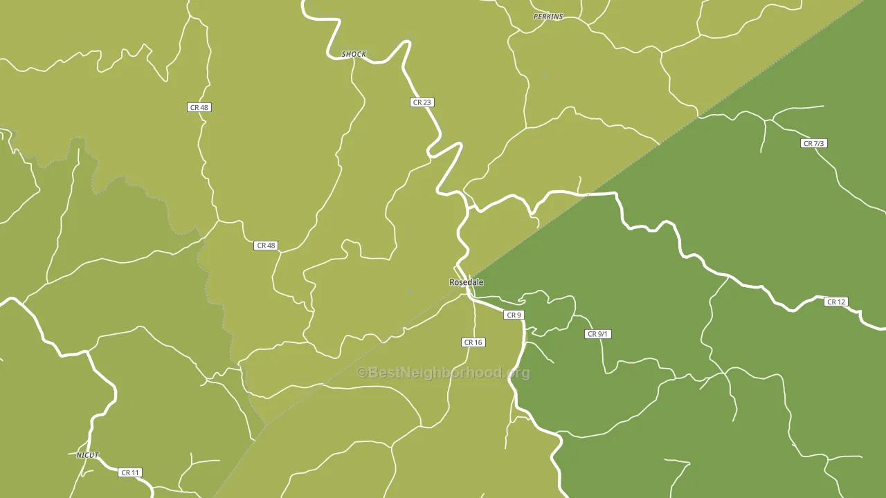 26636, WV block-group voter-turnout map