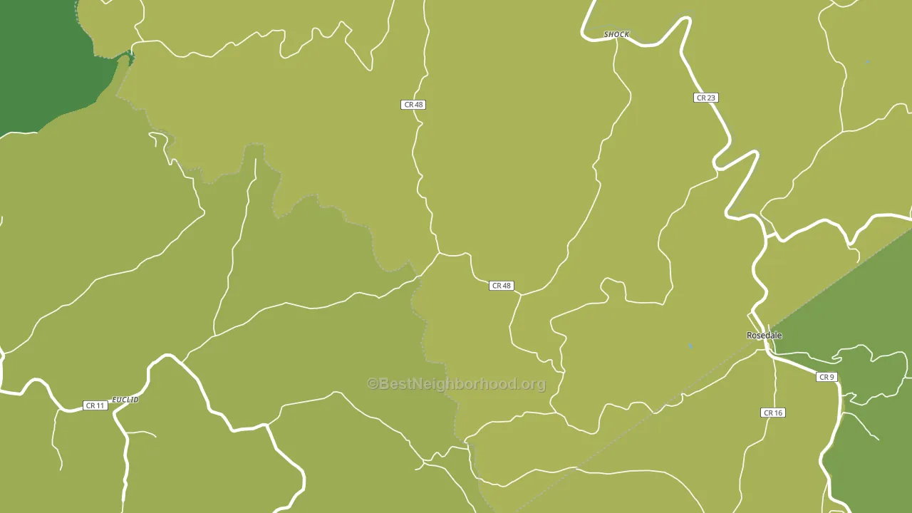 26638, WV block-group voter-turnout map