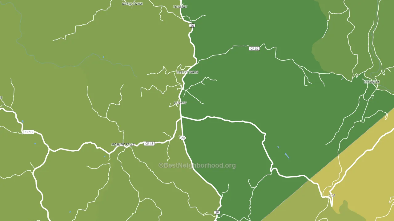 26676, WV block-group voter-turnout map