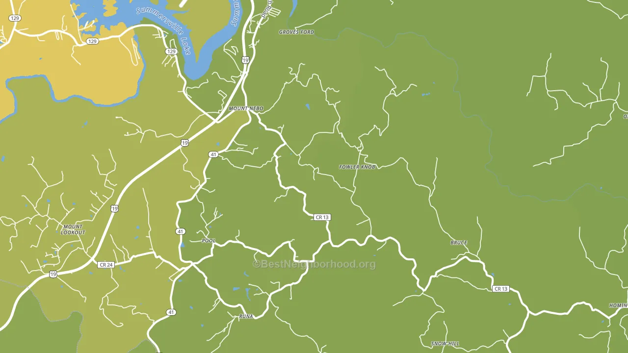 26679, WV block-group voter-turnout map