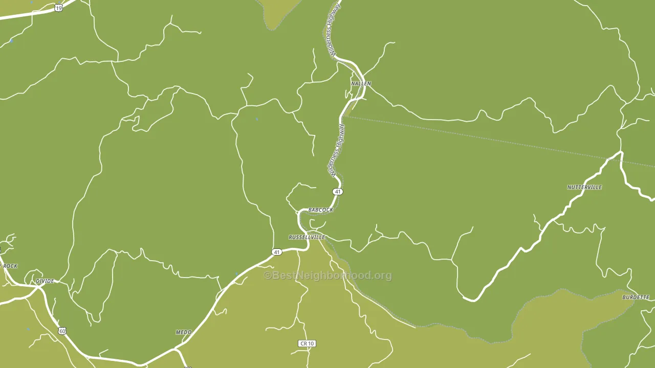 26680, WV block-group voter-turnout map
