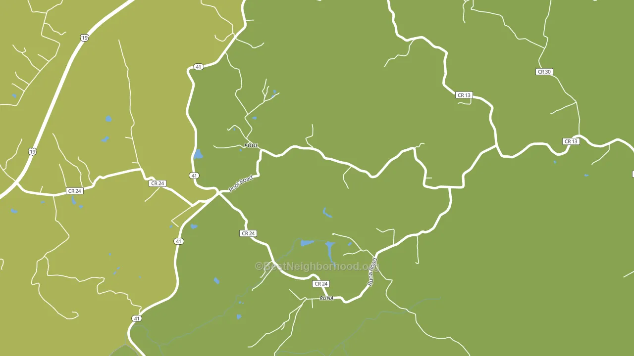 26684, WV block-group voter-turnout map