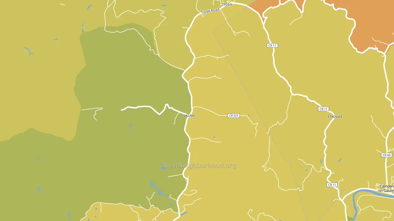 26691, WV block-group voter-turnout map