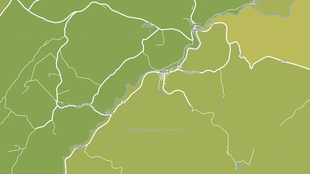 26707, WV block-group voter-turnout map