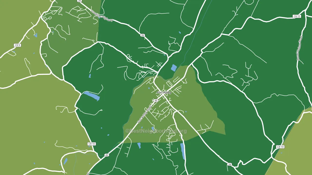 26719, WV block-group voter-turnout map