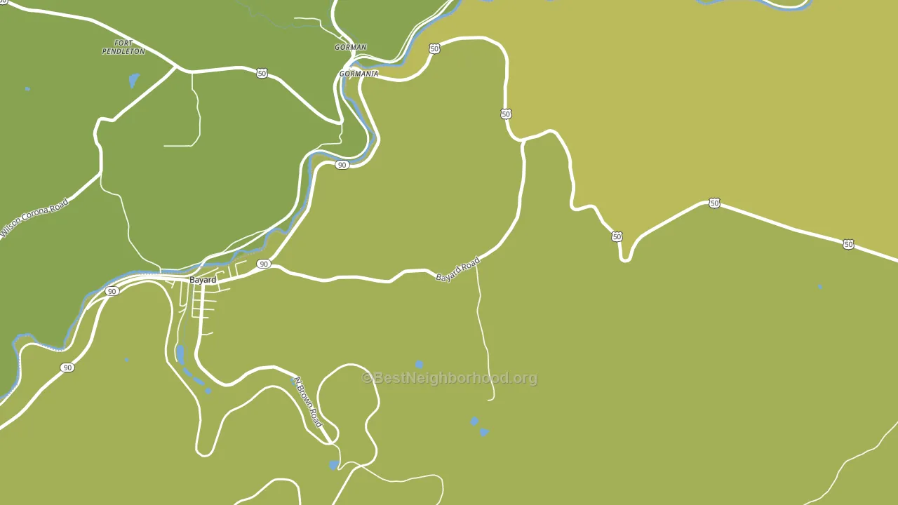 26720, WV block-group voter-turnout map