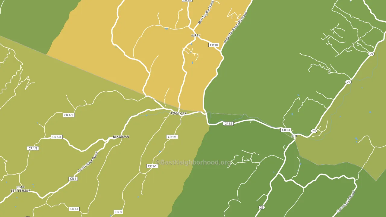 26755, WV block-group voter-turnout map