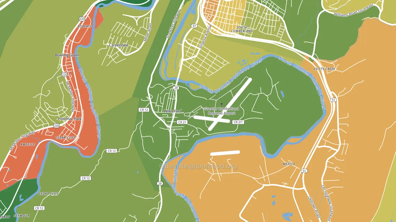 26767, WV block-group voter-turnout map