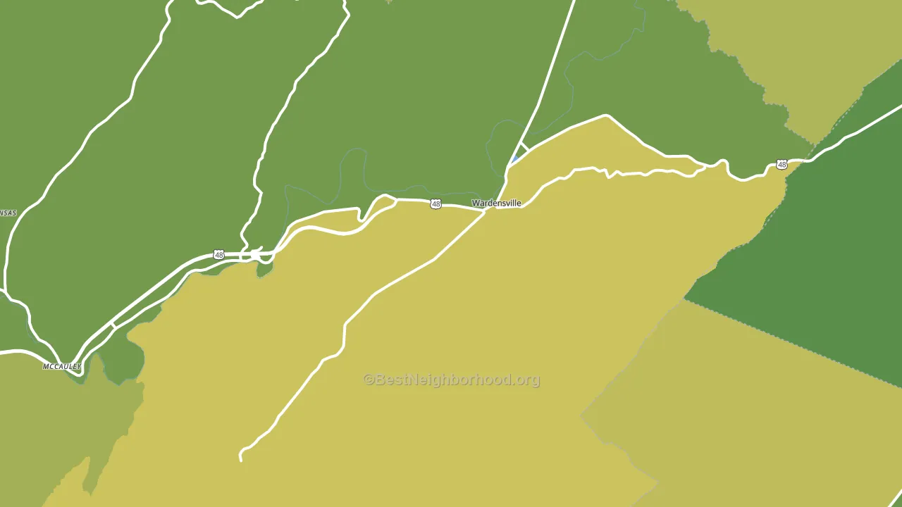 26851, WV block-group voter-turnout map