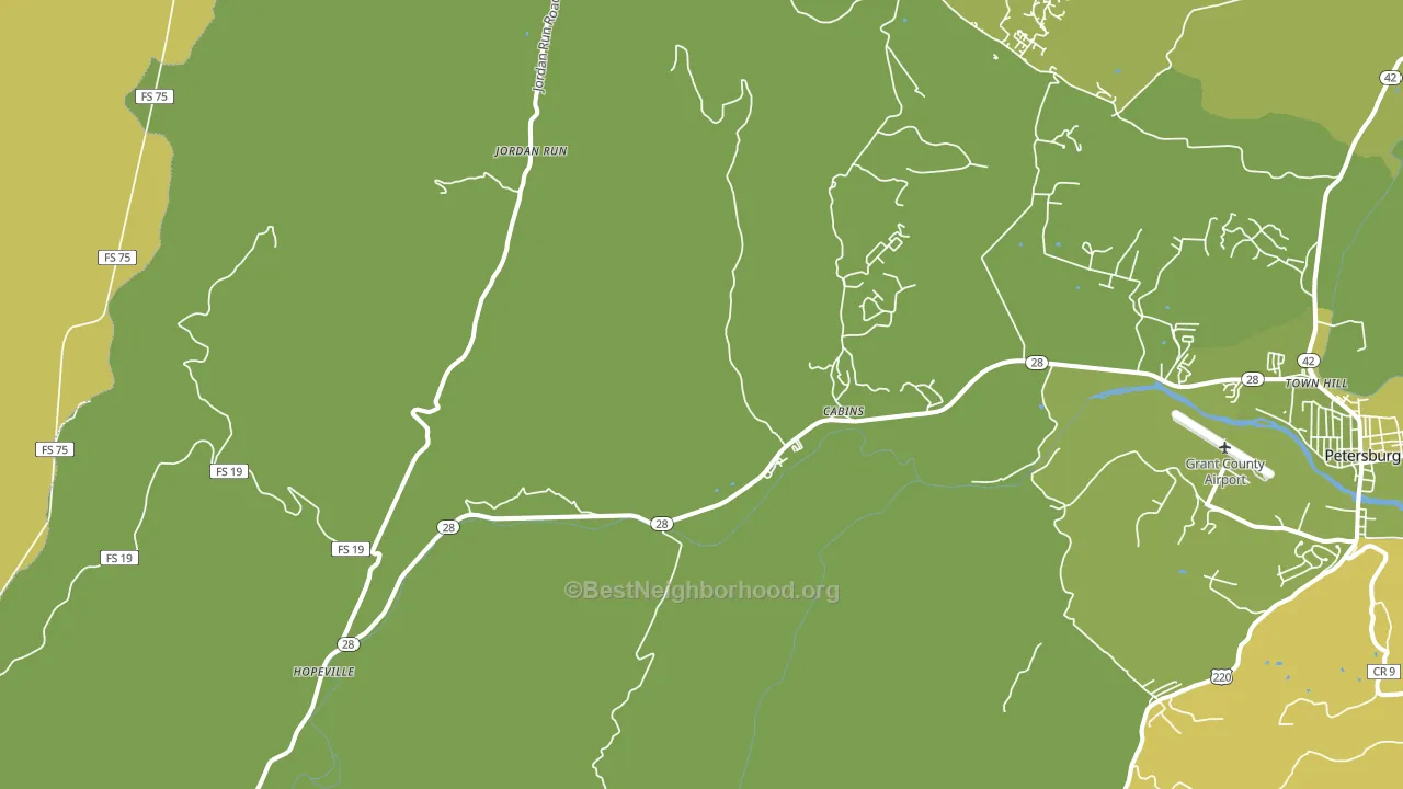 26855, WV block-group voter-turnout map
