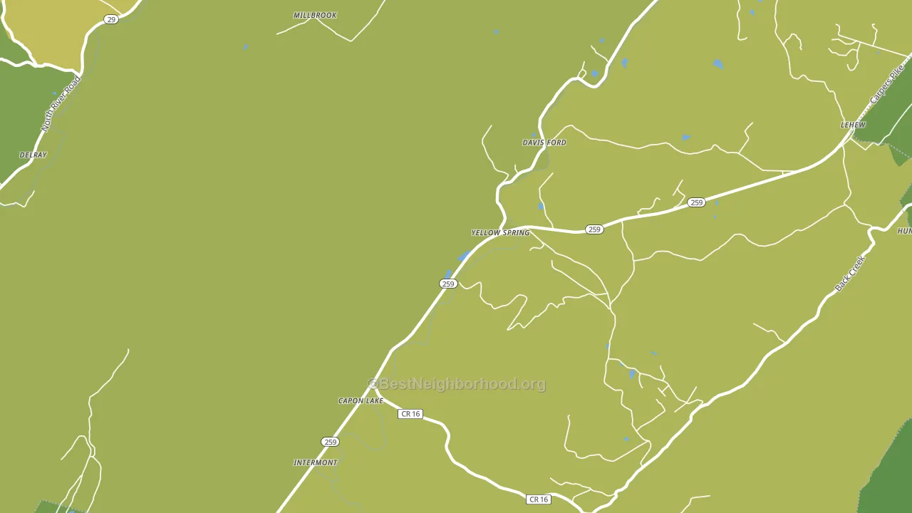 26865, WV block-group voter-turnout map