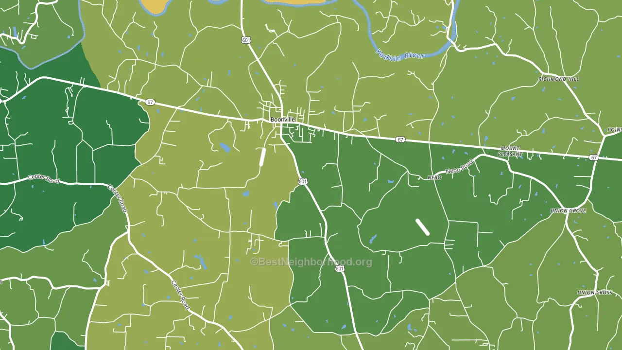 27011, NC block-group voter-turnout map