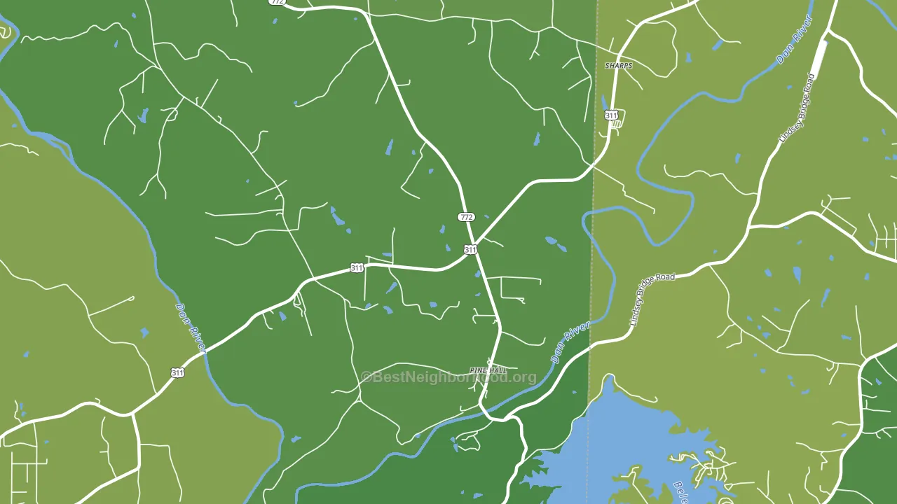 27042, NC block-group voter-turnout map
