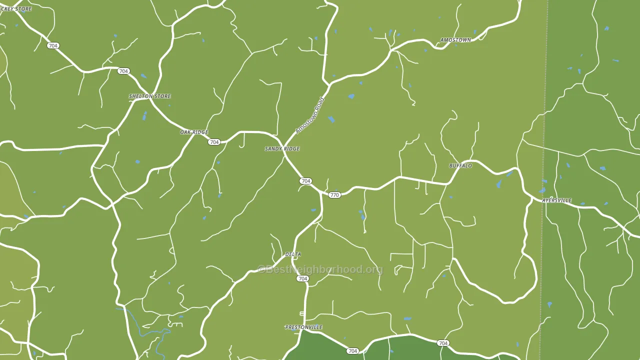 27046, NC block-group voter-turnout map