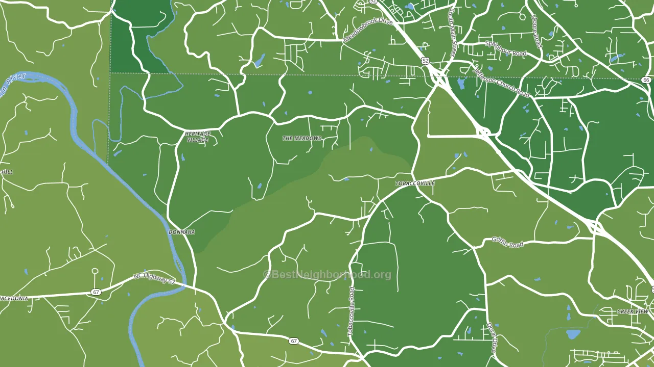 27050, NC block-group voter-turnout map