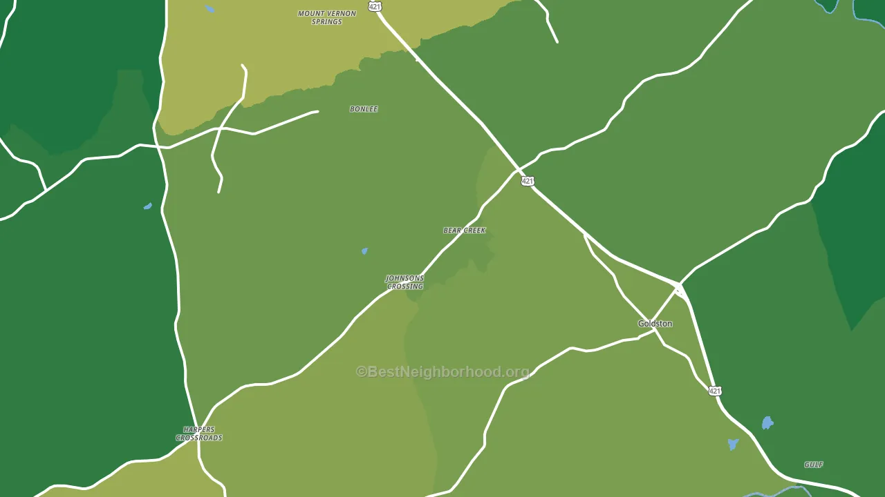 27207, NC block-group voter-turnout map