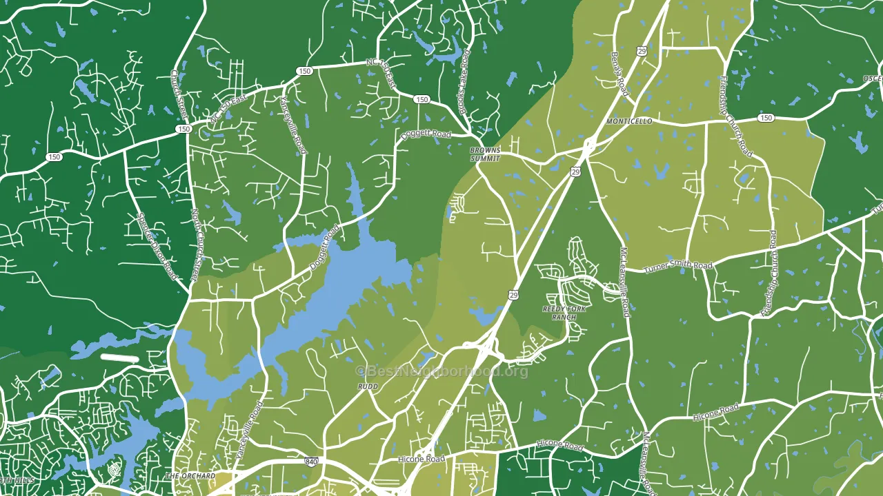 27214, NC block-group voter-turnout map