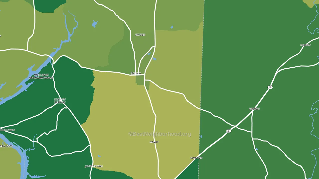 27239, NC block-group voter-turnout map