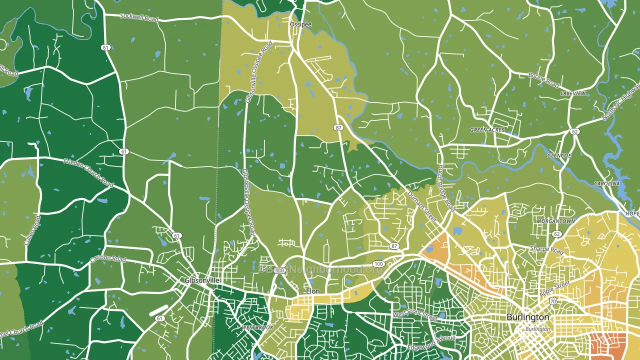 27244, NC block-group voter-turnout map
