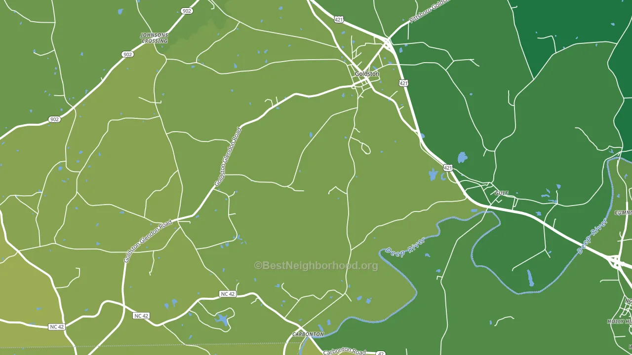 27252, NC block-group voter-turnout map