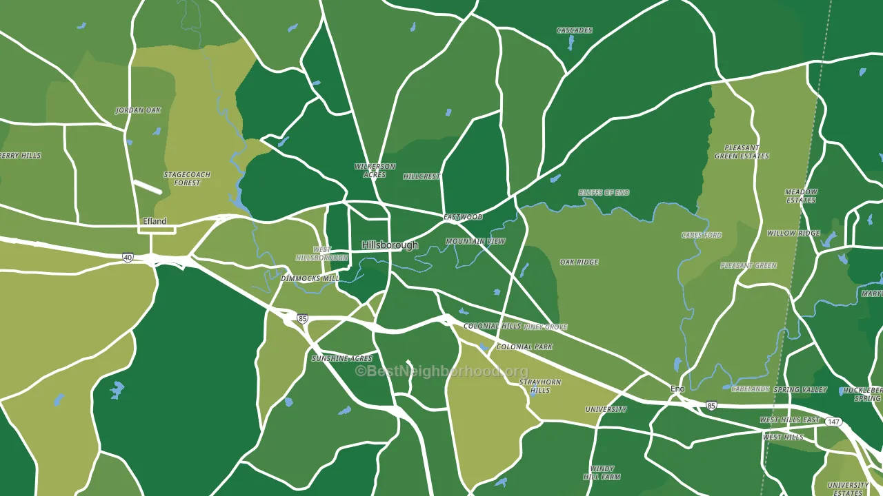 27278, NC block-group voter-turnout map