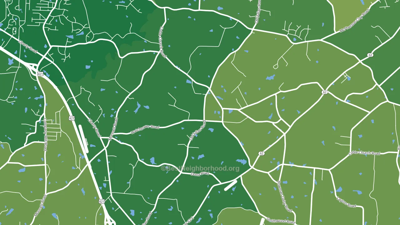 27283, NC block-group voter-turnout map