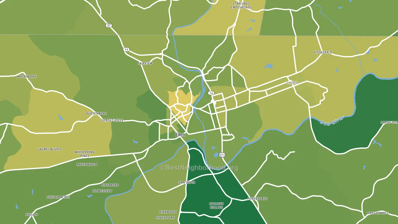 27288, NC block-group voter-turnout map