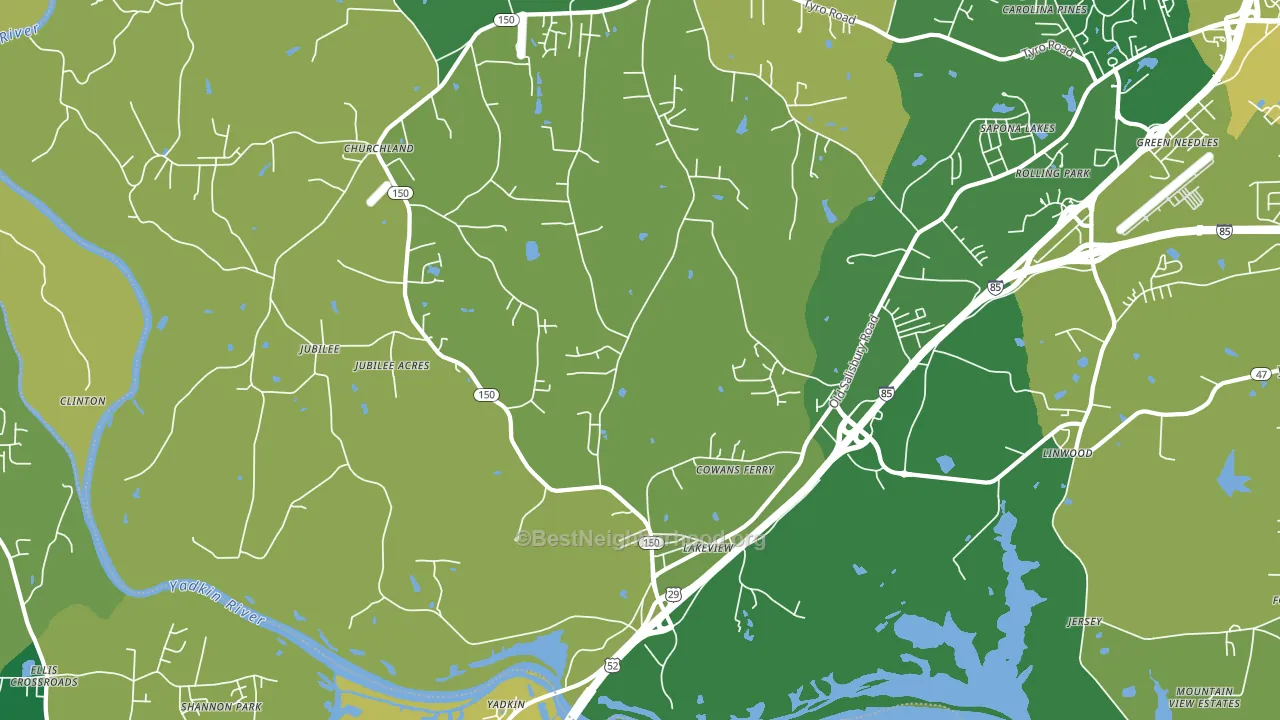 27299, NC block-group voter-turnout map