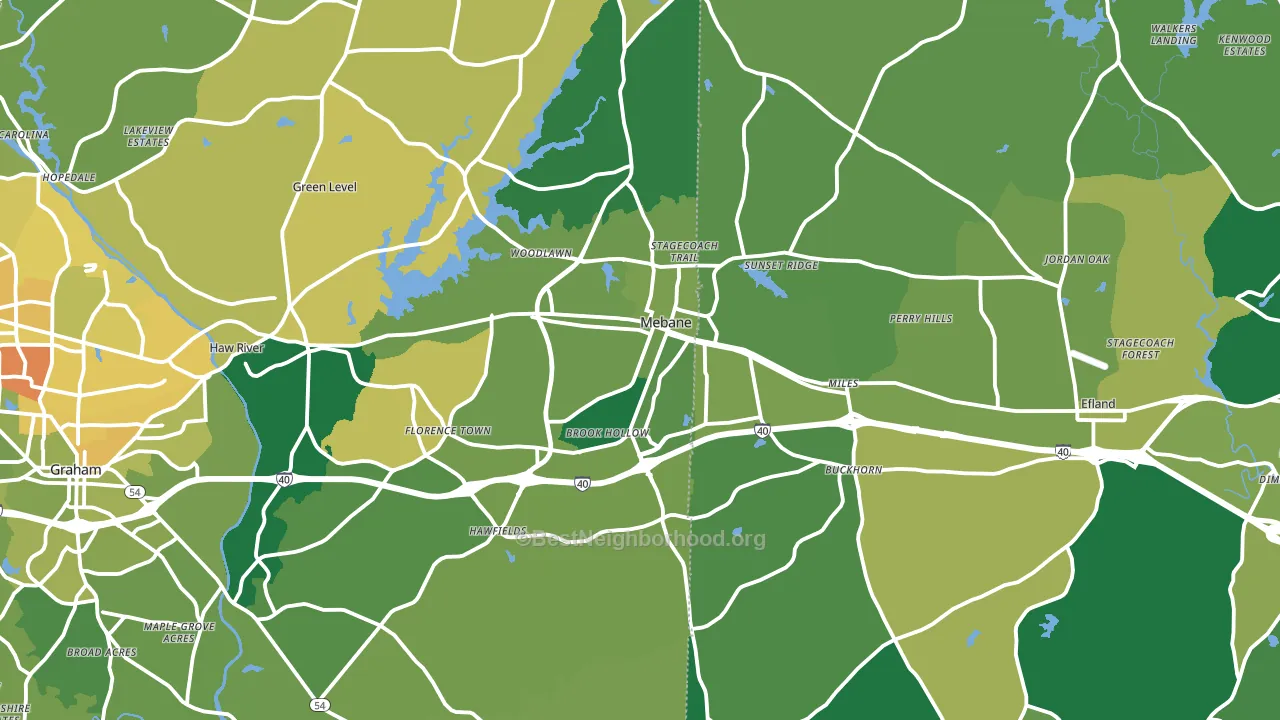 27302, NC block-group voter-turnout map