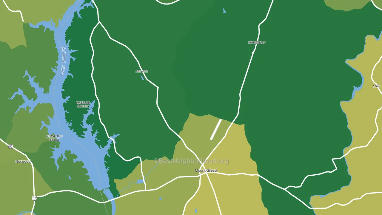 27306, NC block-group voter-turnout map