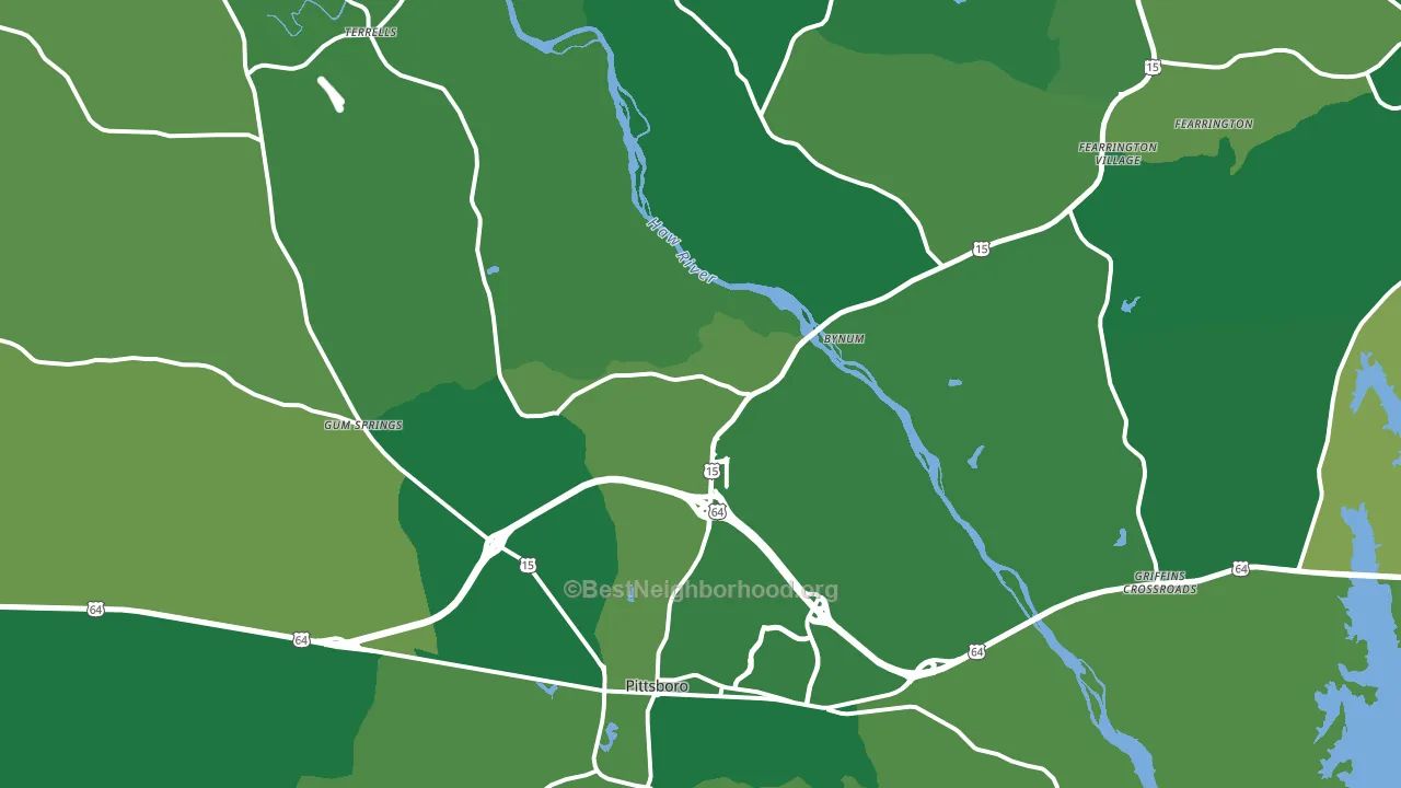27312, NC block-group voter-turnout map
