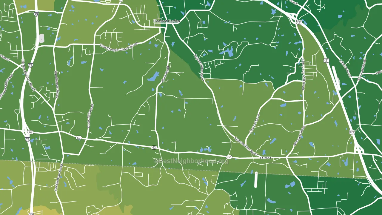 27313, NC block-group voter-turnout map