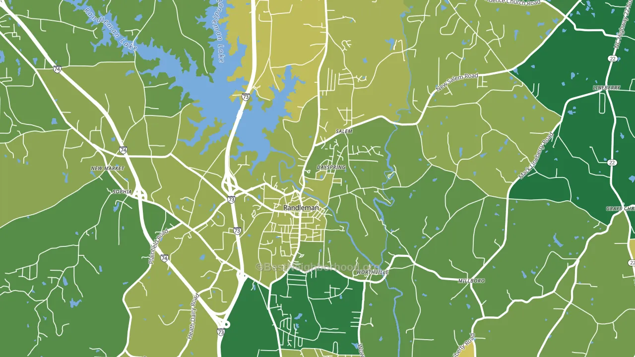 27317, NC block-group voter-turnout map