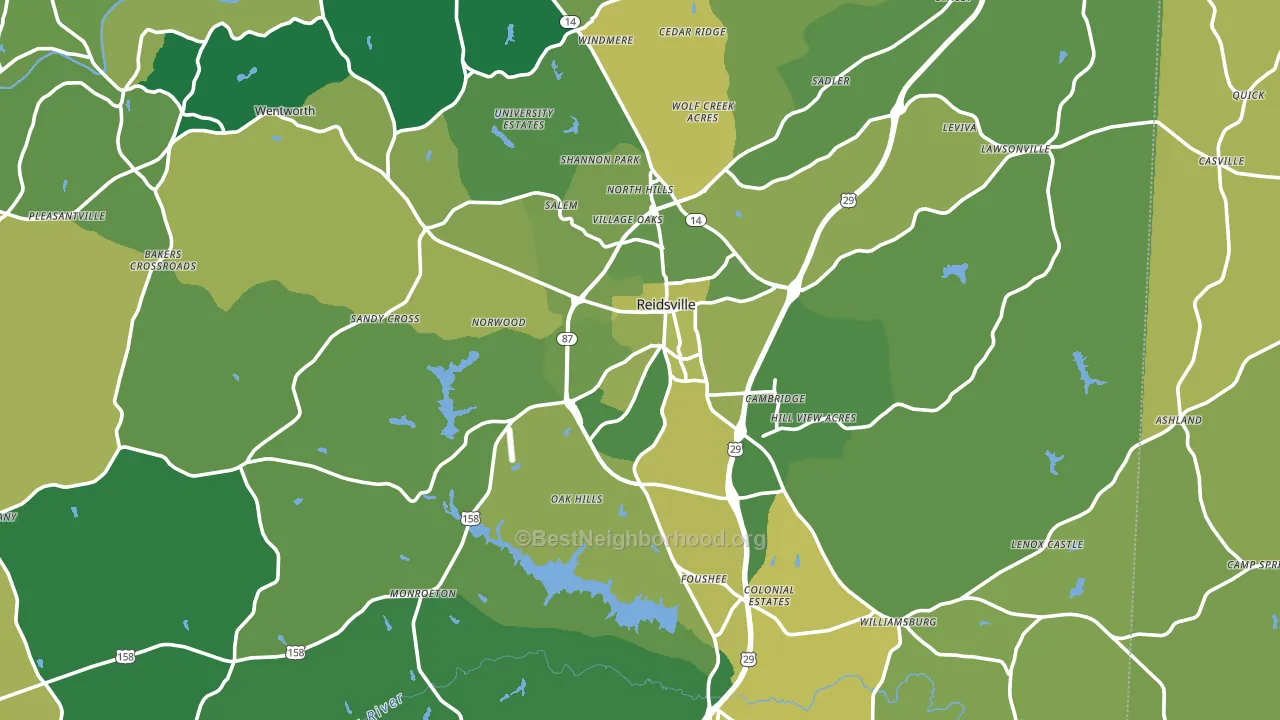 27320, NC block-group voter-turnout map