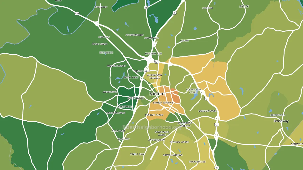 27330, NC block-group voter-turnout map