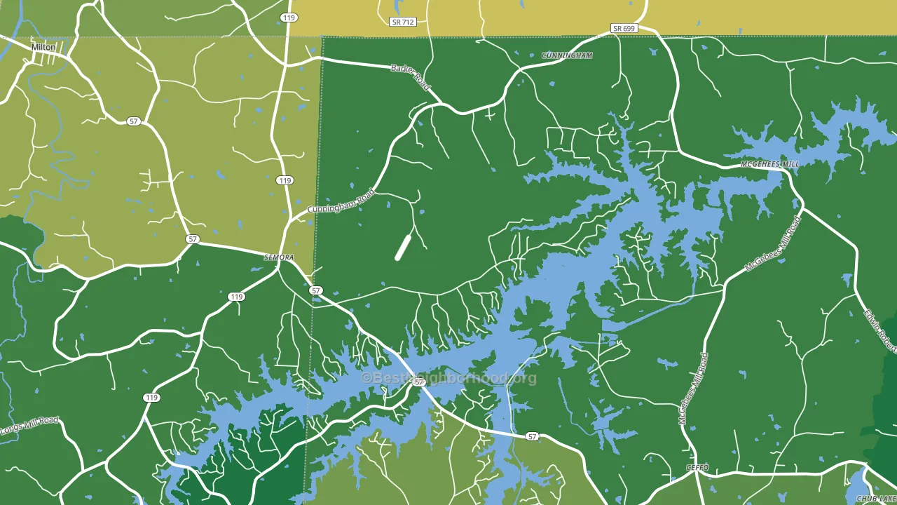 27343, NC block-group voter-turnout map