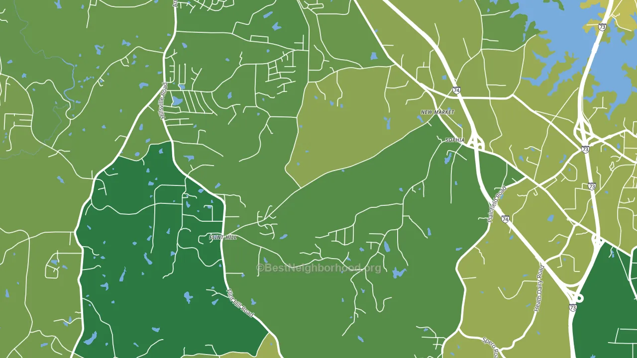 27350, NC block-group voter-turnout map