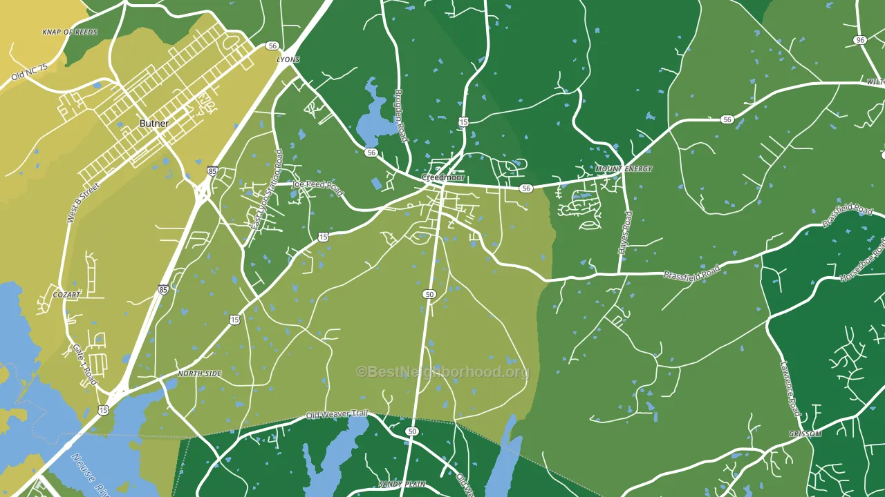 27522, NC block-group voter-turnout map