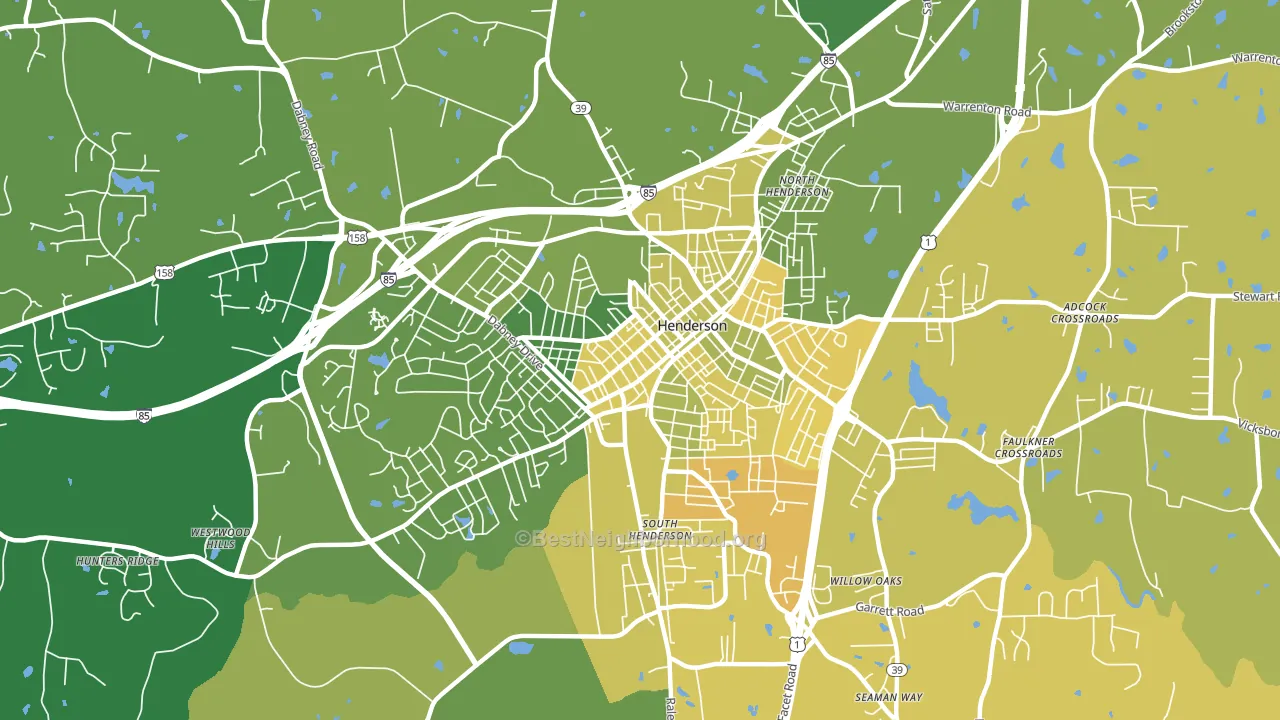 27536, NC block-group voter-turnout map