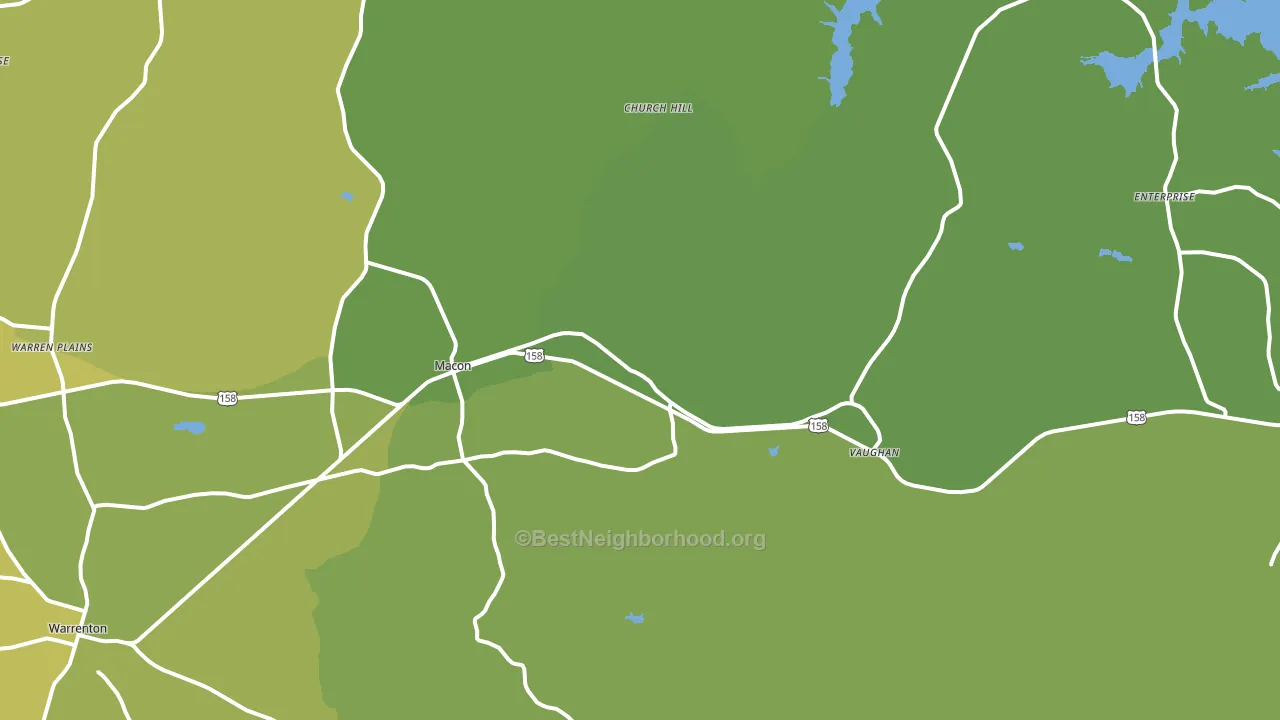 27551, NC block-group voter-turnout map