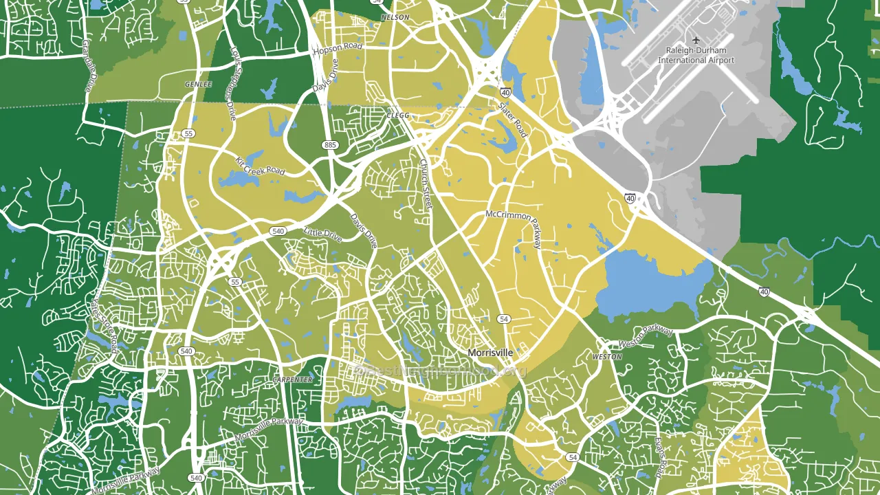 27560, NC block-group voter-turnout map