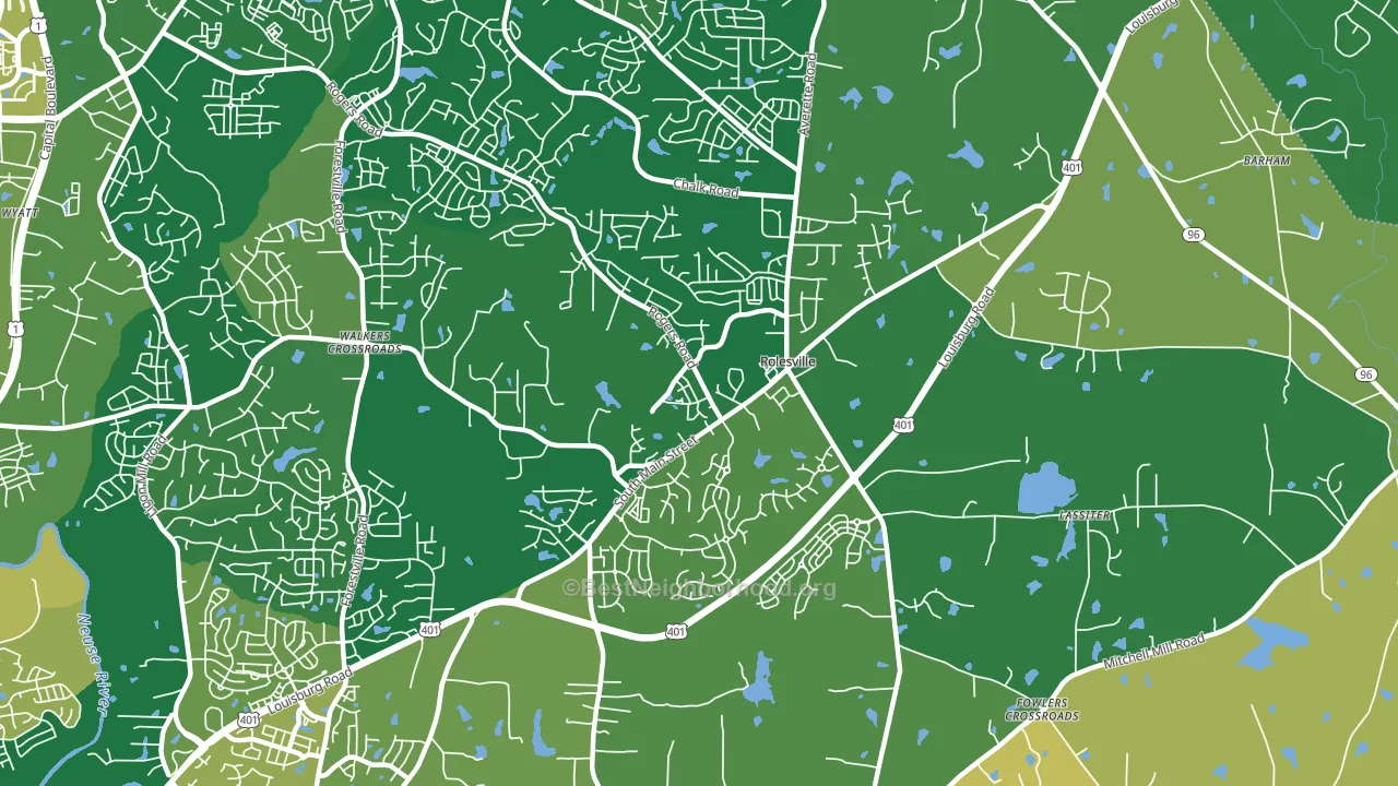 27571, NC block-group voter-turnout map