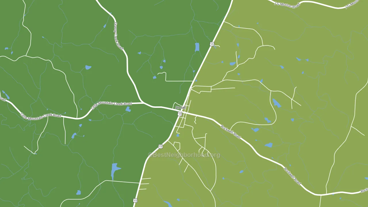 27582, NC block-group voter-turnout map