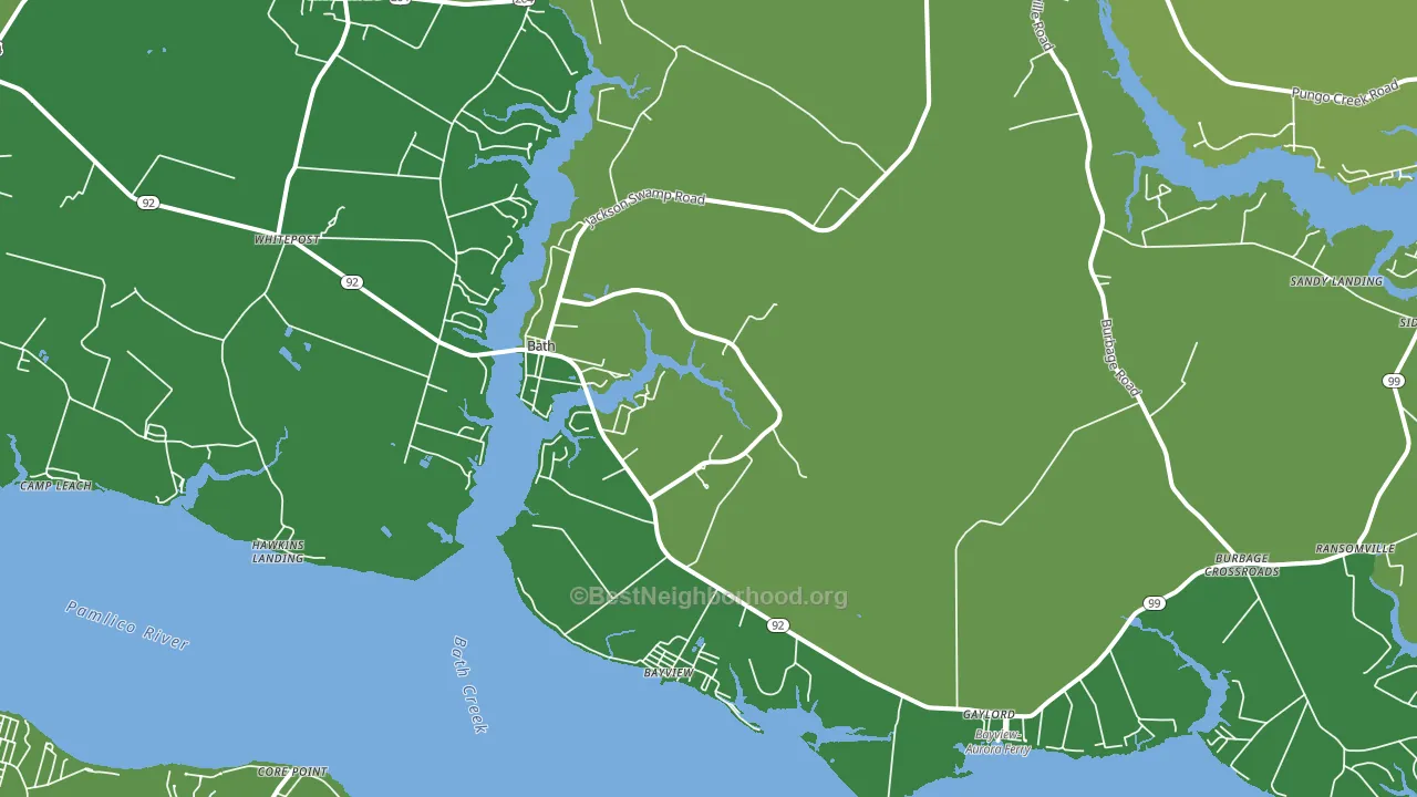 27808, NC block-group voter-turnout map
