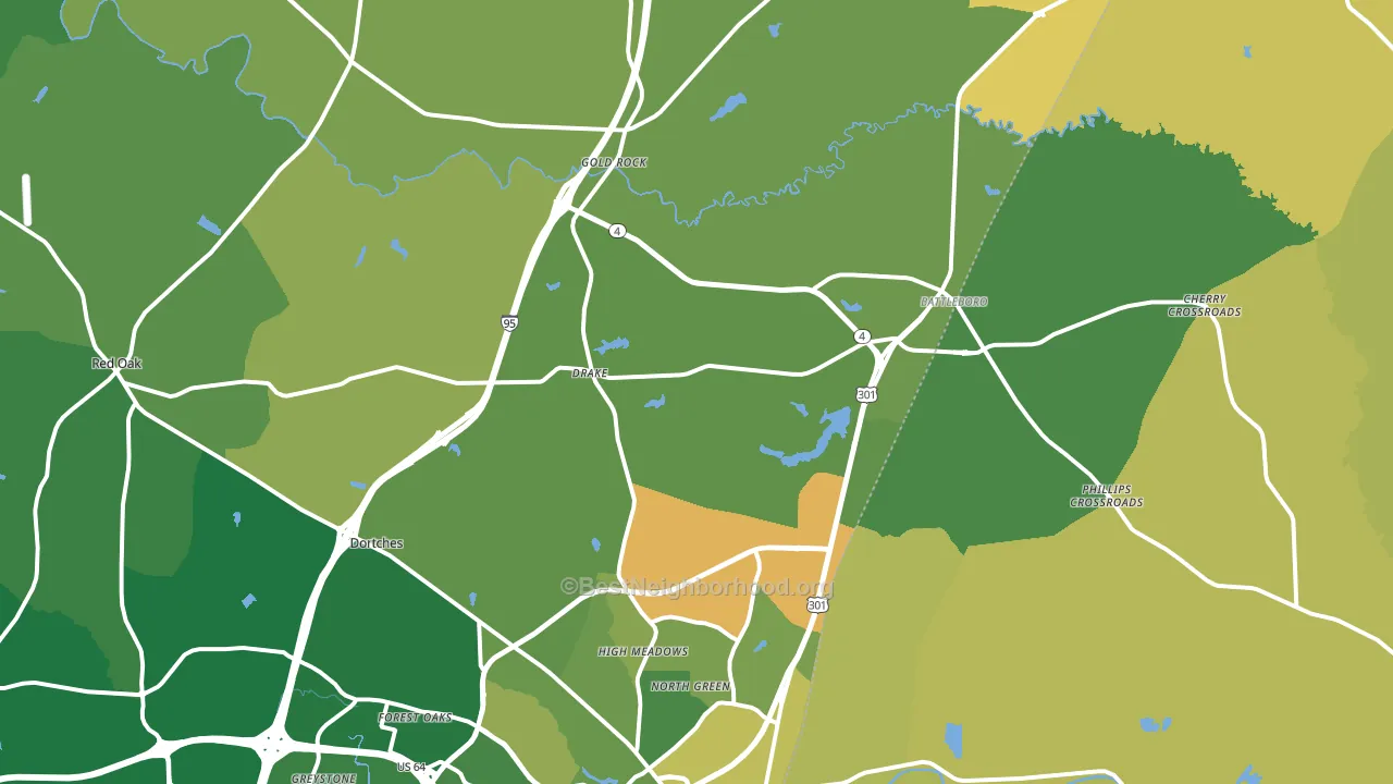 27809, NC block-group voter-turnout map