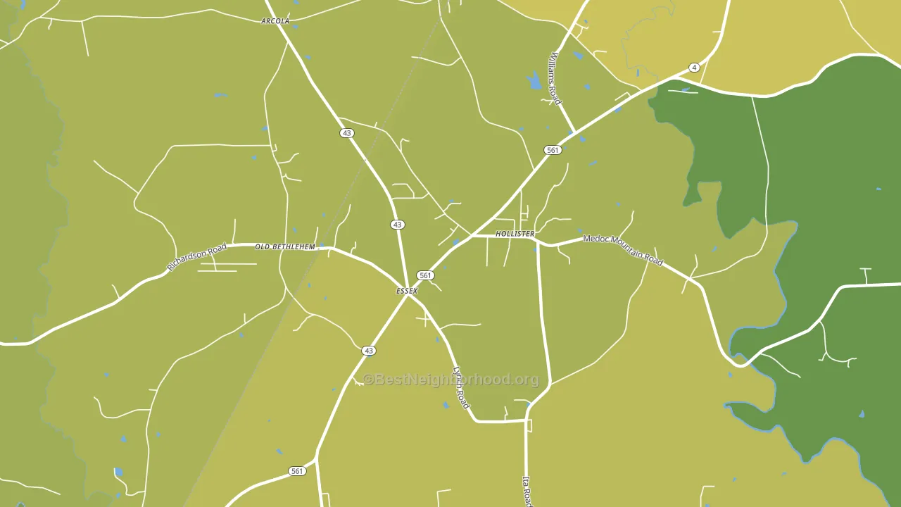 27844, NC block-group voter-turnout map