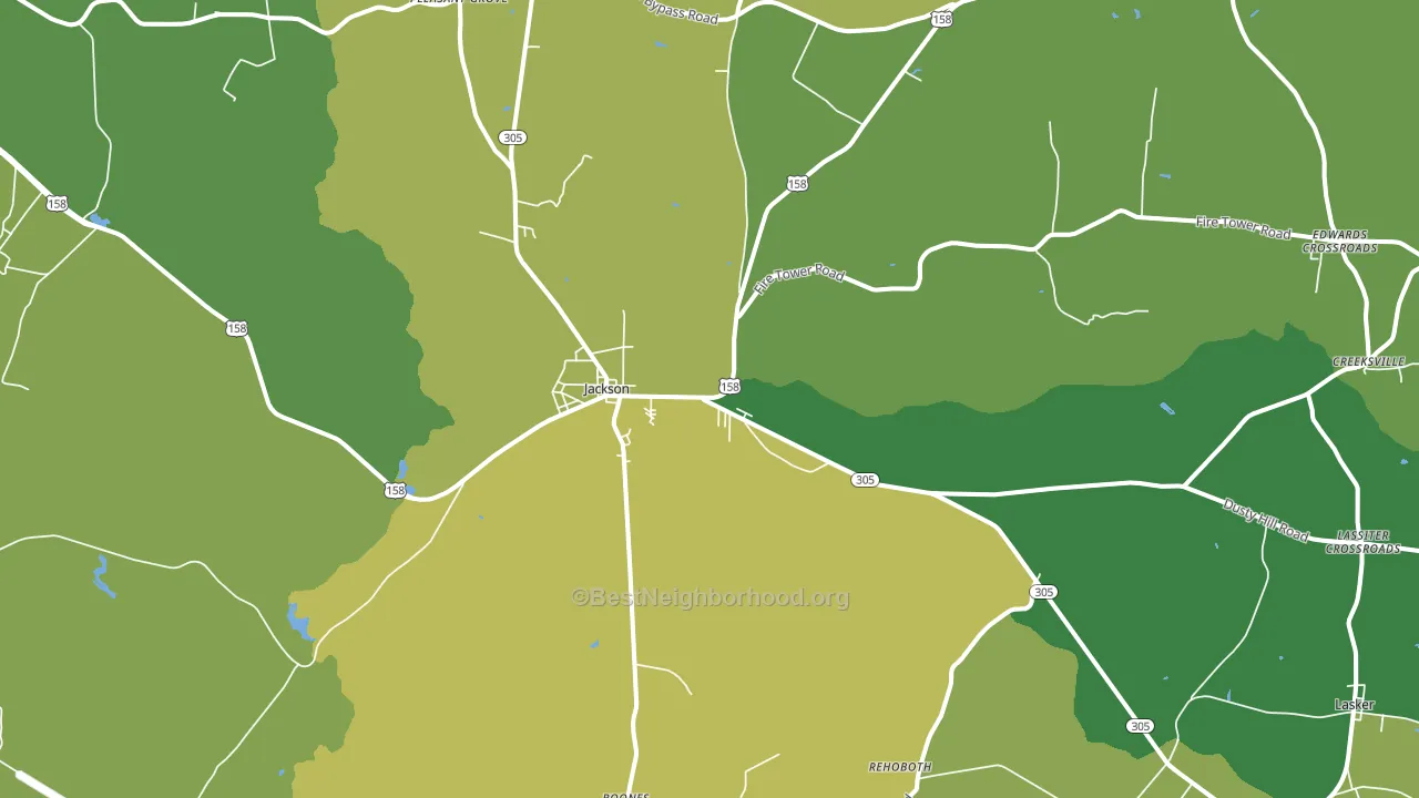 27845, NC block-group voter-turnout map